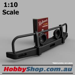 1:10 Scale Model Bullbar with Lights for 4WD like Toyota Hilux